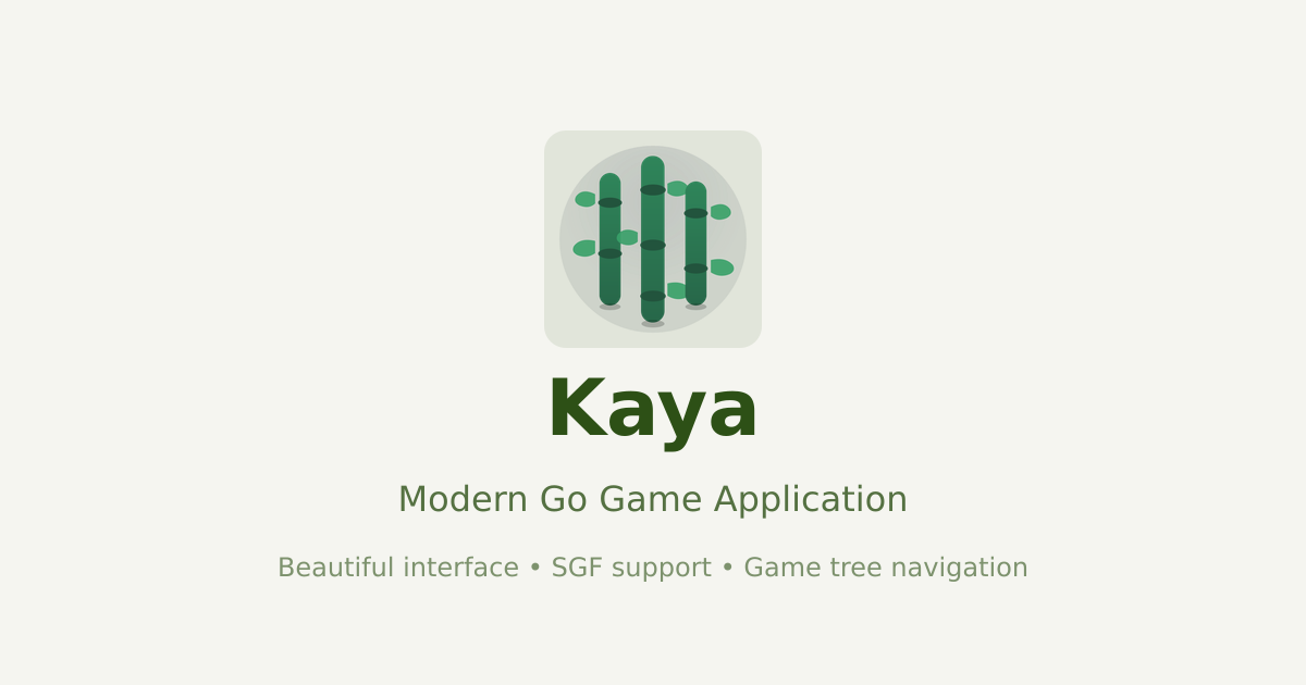 Kaya — Play, Study & Analyze Go